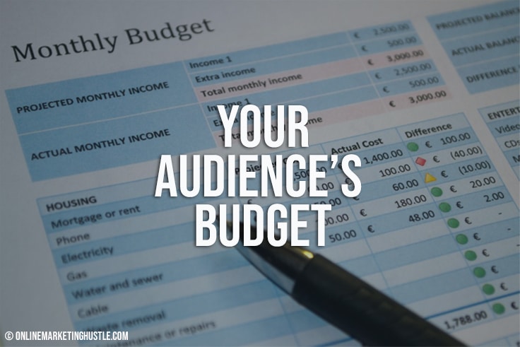 Your Audiences Budget - Online Marketing Hustle